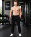 T.T. Men Dri-Fit Jogger Track Pant |Regular Fit| Side Zipper Pocket|Ideal For Gym, Running, Lounge & Casual Wear Pack Of 2-Black,Grey Melange