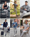 T.T. Men Dri-Fit Jogger Track Pant |Regular Fit| Side Zipper Pocket|Ideal For Gym, Running, Lounge & Casual Wear Pack Of 3-Navy,Anthra,Grey Melange