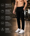 T.T. Men Dri-Fit Jogger Track Pant |Regular Fit| Side Zipper Pocket|Ideal For Gym, Running, Lounge & Casual Wear Pack Of 3-Black,Anthra,Airforce
