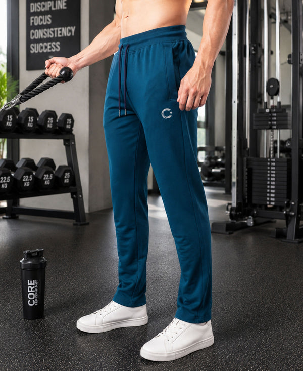 T.T. Men Dri-Fit Jogger Track Pant |Regular Fit| Side Zipper Pocket|Ideal For Gym, Running, Lounge & Casual Wear Pack Of 3-Anthra,Grey Melange,Airforce