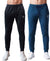 T.T. Men Cotton Rich Jogger Track Pant |Regular Fit| Side Zipper Pocket|Ideal For Gym, Running, Lounge & Casual Wear Pack Of 2-Black,Airforce