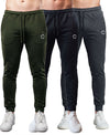 T.T. Men Cotton Rich Jogger Track Pant |Regular Fit| Side Zipper Pocket|Ideal For Gym, Running, Lounge & Casual Wear Pack Of 3-Black,Anthra,Olive
