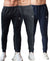 T.T. Men Cotton Rich Jogger Track Pant |Regular Fit| Side Zipper Pocket|Ideal For Gym, Running, Lounge & Casual Wear Pack Of 3-Black,Anthra,Navy