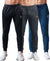 T.T. Men Cotton Rich Jogger Track Pant |Regular Fit| Side Zipper Pocket|Ideal For Gym, Running, Lounge & Casual Wear Pack Of 3-Black,Anthra,Airforce