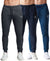 T.T. Men Cotton Rich Jogger Track Pant |Regular Fit| Side Zipper Pocket|Ideal For Gym, Running, Lounge & Casual Wear Pack Of 3-Anthra,Navy,Airforce