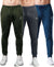 T.T. Men Cotton Rich Jogger Track Pant |Regular Fit| Side Zipper Pocket|Ideal For Gym, Running, Lounge & Casual Wear Pack Of 3-Anthra,Airforce,Olive