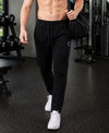 T.T. Men Dri-Fit Jogger Track Pant |Regular Fit| Side Zipper Pocket|Ideal For Gym, Running, Lounge & Casual Wear -Black