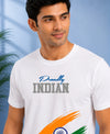 T.T. Men Patriotic Graphic Printed | Half Sleeves | Cotton Blended T-Shirts For Men | Regular Fit | Perfect for 15th Aug & Republic Day-White(Non-Returnable | Non-Exchangeable Item)