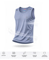 T.T. Men Dri-Fit Polyester Fooball-Knit Fabric| Round Neck | Sleeveless | Sweat-Wicking Gym & Active Wear Tees|Pack Of 3|Light Purple,Navy,Red