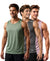 T.T. Men Dri-Fit Polyester Fooball-Knit Fabric| Round Neck | Sleeveless | Sweat-Wicking Gym & Active Wear Tees|Pack Of 3|Light Green,Light Grey,Light Pink