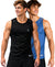 T.T. Men Dri-Fit Polyester Fooball-Knit Fabric| Round Neck | Sleeveless | Sweat-Wicking Gym & Active Wear Tees|Pack Of 2|Black,Light Blue