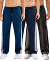 T.T. Men Premium Cotton Cut & Sew Track Pant |Straight Fit| Side Zipper Pocket|Ideal For Gym, Running, Lounge & Casual Wear Pack Of 3-Anthra,Navy,Airforce