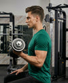 T.T. Men Dri-Fit Polyester Dot- Knit Fabric| Round Neck | Half Sleeve | Sweat-Wicking Gym & Active Wear Tees Pack Of 3 Light Blue,Green,Light Grey