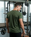 T.T. Men Dri-Fit Polyester Dot- Knit Fabric| Round Neck | Half Sleeve | Sweat-Wicking Gym & Active Wear Tees Pack Of 4 Blue,Olive,Teal,Light Green
