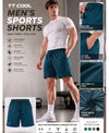 T.T. Men|Dri Fit Sports Short|Regular Fit|Side Pocket|Ideal For Gym, Sports & Daily Wear|Pack Of 1-Teal