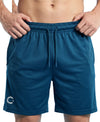 T.T. Men|Dri Fit Sports Short|Regular Fit|Side Pocket|Ideal For Gym, Sports & Daily Wear|Pack Of 1-Teal
