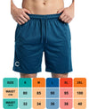 T.T. Men|Dri Fit Sports Short|Regular Fit|Side Pocket|Ideal For Gym, Sports & Daily Wear|Pack Of 1-Teal