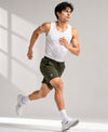 T.T. Men|Dri Fit Sports Short|Regular Fit|Side Pocket|Ideal For Gym, Sports & Daily Wear|Pack Of 1-Olive
