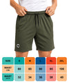 T.T. Men|Dri Fit Sports Short|Regular Fit|Side Pocket|Ideal For Gym, Sports & Daily Wear|Pack Of 1-Olive