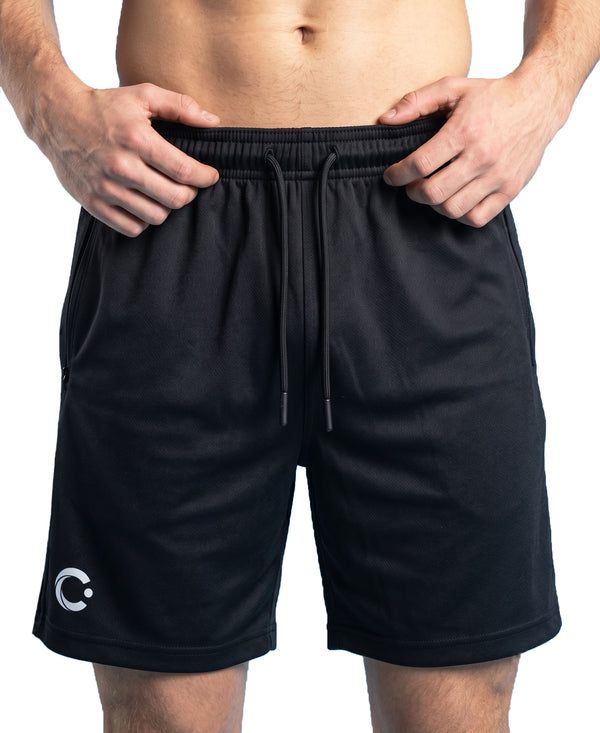 T.T. Men|Dri Fit Sports Short|Regular Fit|Side Pocket|Ideal For Gym, Sports & Daily Wear|Pack Of 1-Black