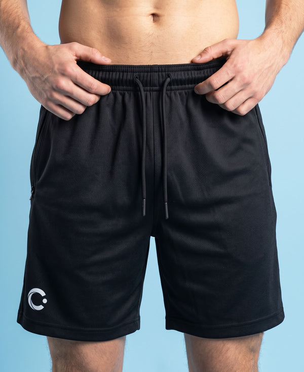 T.T. Men|Dri Fit Sports Short|Regular Fit|Side Pocket|Ideal For Gym, Sports & Daily Wear|Pack Of 1-Black