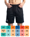 T.T. Men|Dri Fit Sports Short|Regular Fit|Side Pocket|Ideal For Gym, Sports & Daily Wear|Pack Of 1-Black