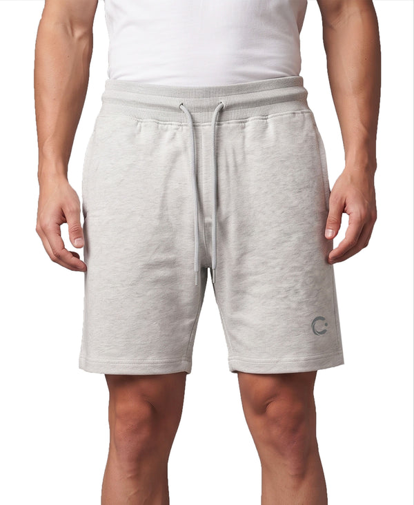T.T. Men Regular Fit Cotton Bermuda Short With Rib Band | Side Pocket | Pack Of 1-Grey Melange