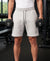 T.T. Men Regular Fit Cotton Bermuda Short With Rib Band | Side Pocket | Pack Of 1-Grey Melange