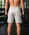 T.T. Men Regular Fit Cotton Bermuda Short With Rib Band | Side Pocket | Pack Of 1-Grey Melange