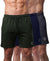 T.T. Men Regular Fit Cotton Bermuda Short With Rib Band | Side Pocket | Pack Of 3-Green,Steel Grey,Navy