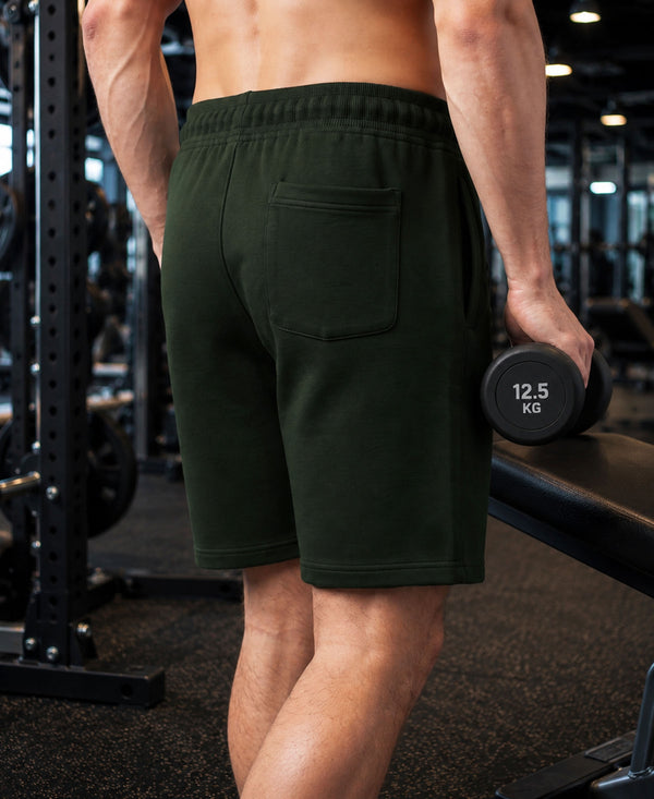 T.T. Men Regular Fit Cotton Bermuda Short With Rib Band | Side Pocket | Pack Of 3-Green,Steel Grey,Grey Melange