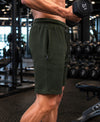 T.T. Men Regular Fit Cotton Bermuda Short With Rib Band | Side Pocket | Pack Of 2-Green,Steel Grey