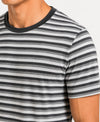 T.T. Men Slim Fit Cotton Round Neck | Striped Tees | Soft Breathable Fabric | Gym, Casual & Outdoor Wear T-Shirt Pack Of 2