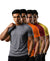 T.T. Men Dri-Fit Polyester Dot- Knit Fabric| Round Neck | Half Sleeve | Sweat-Wicking Gym & Active Wear Tees Pack Of 4 Steel Grey,Orange,Maroon,Yellow