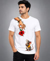T.T. Men Devotional Ganesh Graphic Printed| Half Sleeves | Cotton Blended T-Shirts For Men | Regular Fit | Perfect for Ganesh Chaturthi (Non-Returnable | Non-Exchangeable Item)