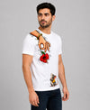 T.T. Men Devotional Ganesh Graphic Printed| Half Sleeves | Cotton Blended T-Shirts For Men | Regular Fit | Perfect for Ganesh Chaturthi (Non-Returnable | Non-Exchangeable Item)