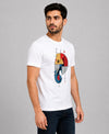 T.T. Men Devotional Ganesh Graphic Printed| Half Sleeves | Cotton Blended T-Shirts For Men | Regular Fit | Perfect for Ganesh Chaturthi (Non-Returnable | Non-Exchangeable Item)