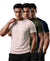 T.T. Men Dri-Fit Polyester Dot- Knit Fabric| Round Neck | Half Sleeve | Sweat-Wicking Gym & Active Wear Tees Pack Of 3 Movie,Dark Green,Navy