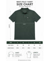 Hiflyers Men|Regular Fit|Dri-Fit|Pique Polo Half Sleeve T-Shirt For Men|Polo For Men|Dark Green