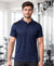 Hiflyers Men|Regular Fit|Dri-Fit|Pique Polo Half Sleeve T-Shirt For Men|Polo For Men|Navy