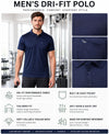 Hiflyers Men|Regular Fit|Dri-Fit|Pique Polo Half Sleeve T-Shirt For Men|Polo For Men|Navy