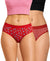 T.T. Women|Cotton|Mid-Rise|Full Coverage Desire Printed Briefs For Daily Wear|Soft Breathable Comfortable Panty|Pack Of 2|Red,Red