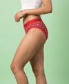T.T. Women|Cotton|Mid-Rise|Full Coverage Desire Printed Briefs For Daily Wear|Soft Breathable Comfortable Panty|Pack Of 2|Pink,Red