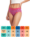 T.T. Women|Cotton|Mid-Rise|Full Coverage Desire Printed Briefs For Daily Wear|Soft Breathable Comfortable Panty|Pack Of 2|Pink,Grey
