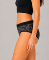 T.T. Women|Cotton|Mid-Rise|Full Coverage Desire Printed Briefs For Daily Wear|Soft Breathable Comfortable Panty|Pack Of 2|Pink,Black