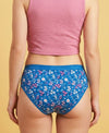T.T. Women|Cotton|Mid-Rise|Full Coverage Desire Printed Briefs For Daily Wear|Soft Breathable Comfortable Panty|Pack Of 2|Blue,Maroon