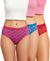 T.T. Women|Cotton|Mid-Rise|Full Coverage Desire Printed Briefs For Daily Wear|Soft Breathable Comfortable Panty|Pack Of 3|Pink,Blue,Red