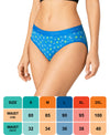 T.T. Women|Cotton|Mid-Rise|Full Coverage Desire Printed Briefs For Daily Wear|Soft Breathable Comfortable Panty|Pack Of 4|Maroon,Grey,Sky Blue,Red