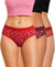 T.T. Women|Cotton|Mid-Rise|Full Coverage Desire Printed Briefs For Daily Wear|Soft Breathable Comfortable Panty|Pack Of 3|Red,Red,Maroon
