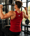 T.T. Men|Desire Premium Gym Vest|Pure Cotton|Rib Fabric|Moisture-Wicking, Breathable & Stretchable Sleeveless Undershirt| Ideal For Gym, Sports & Daily Wear|Pack Of 2|Red,Grey Melange